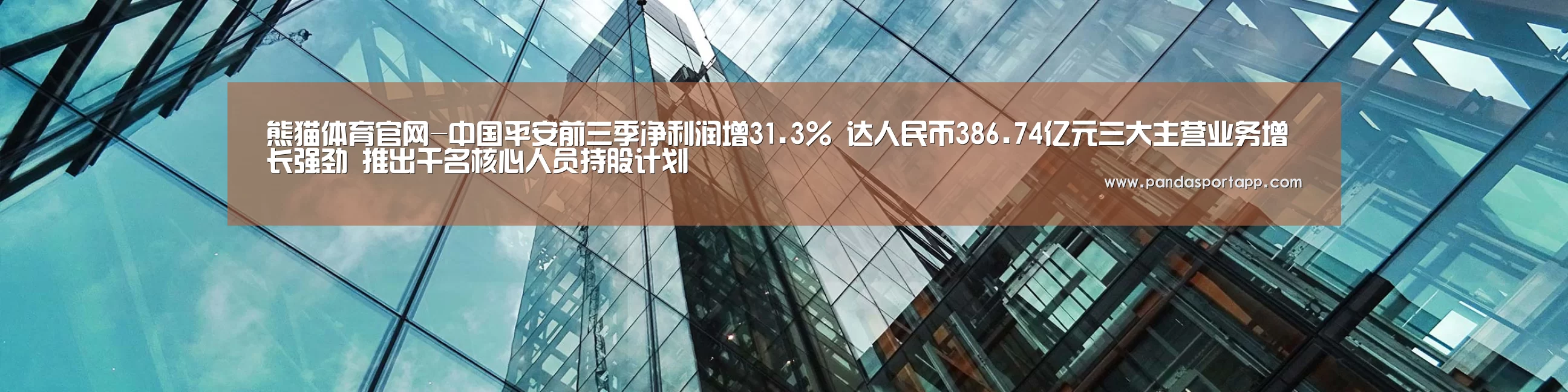 熊猫体育官网-中国平安前三季净利润增31.3% 达人民币386.74亿元三大主营业务增长强劲 推出千名核心人员持股计划(图4) 熊猫体育